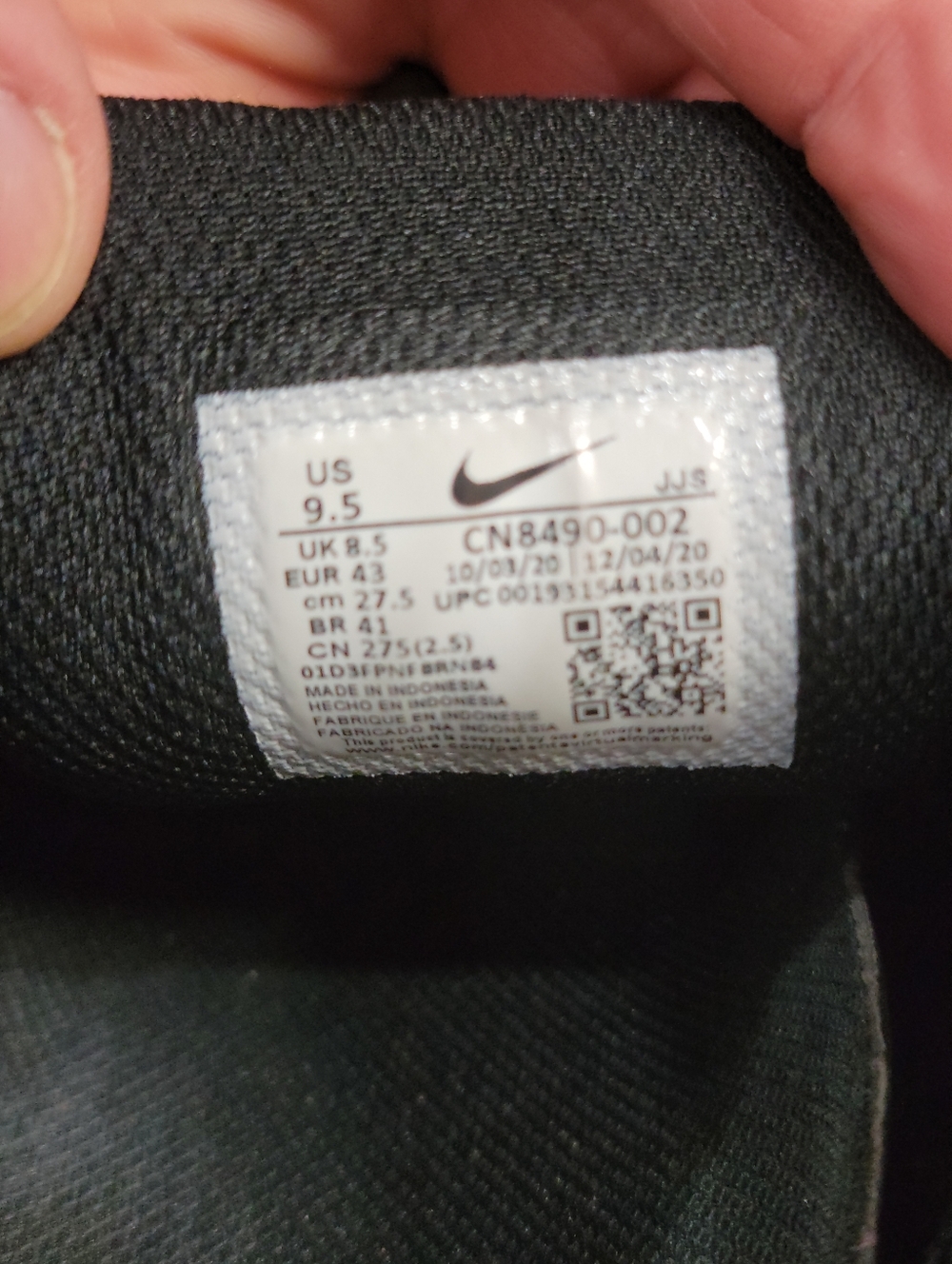 Nike Air Max 90 "Anthracite/iron Grey/White" Mens 9.5 Ships Today - Picture 8 of 15
